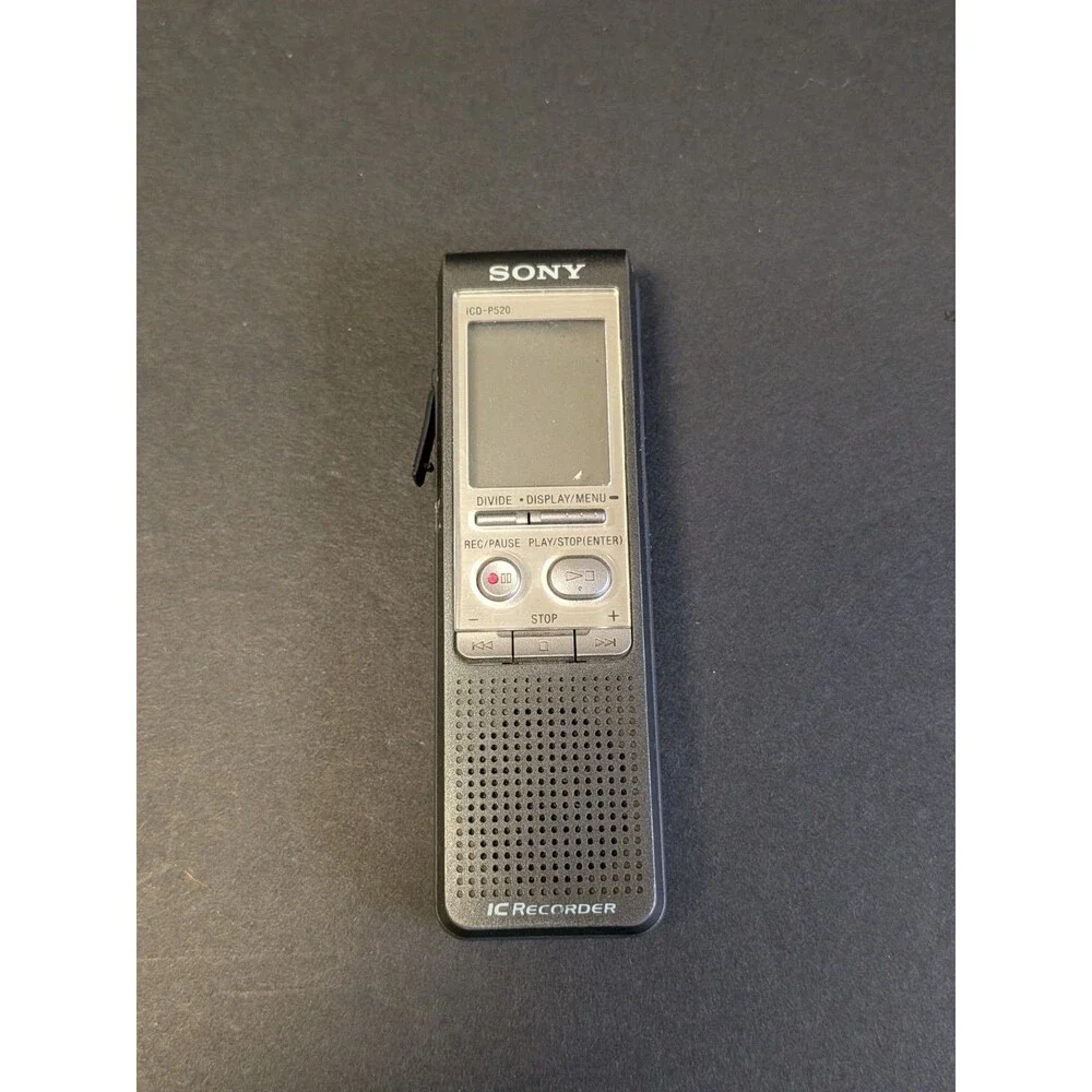 Sony ICD-P520 Digital Voice Recorder **As Is - Untested
